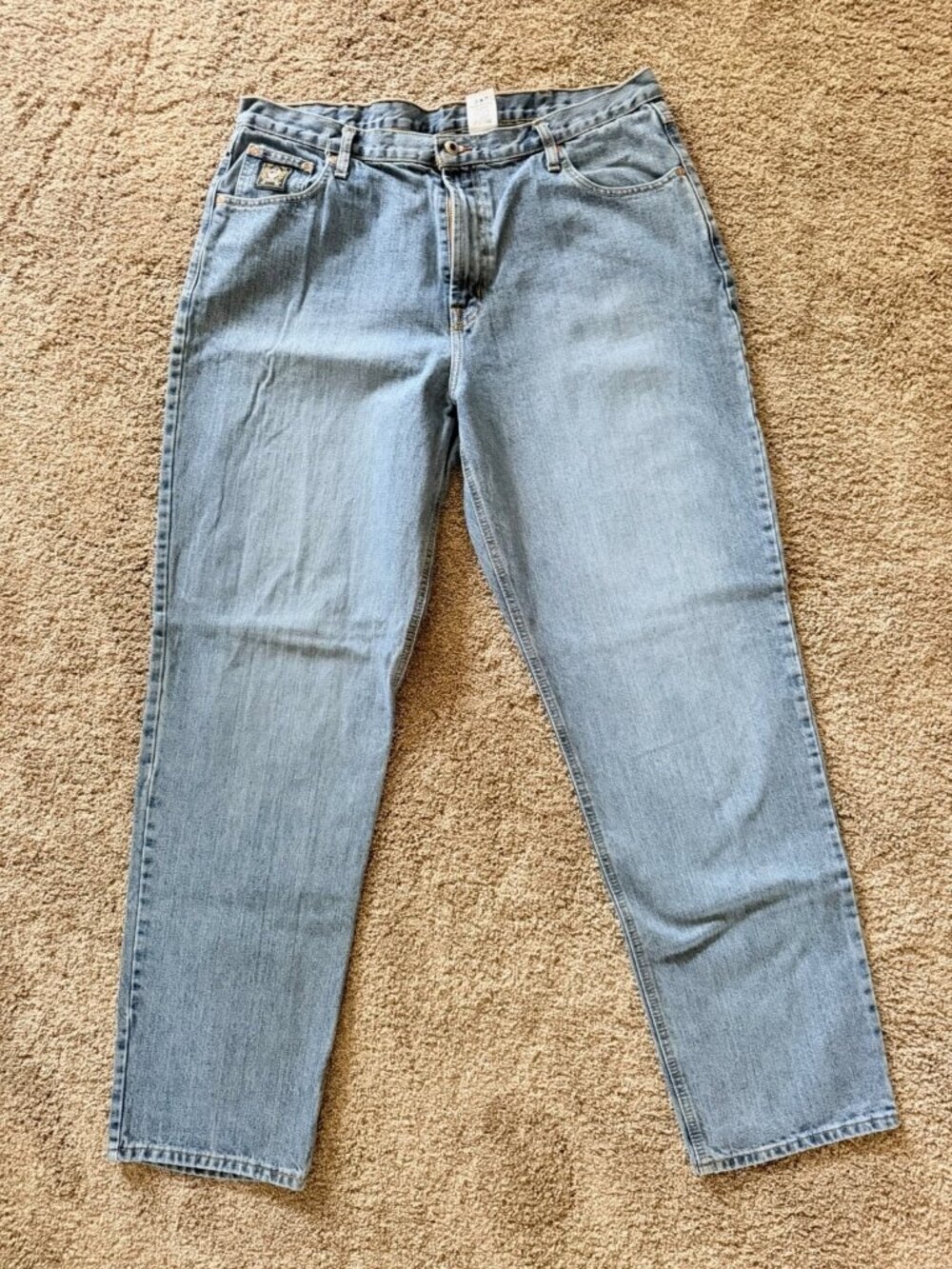 Cinch Western Denim Jeans Mens Black Label - Medium Stone Wash MB90633001 40x36